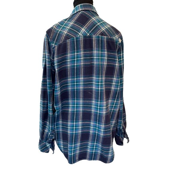 Volcom Fly High Long Sleeve Flannel Shirt Women’s Size L Classic Plaid Button-Up - Picture 4 of 11